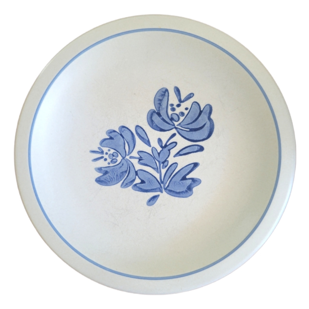 1 Vtg Large Dinner Plate Pfaltzgraff Yorktowne Floral Stoneware